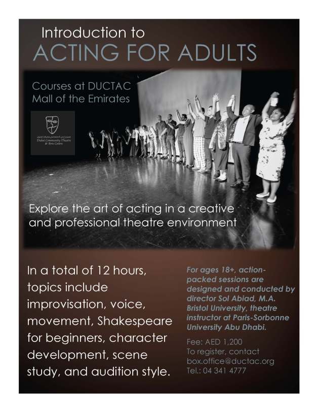 ductac-acting-class-2017-flyer